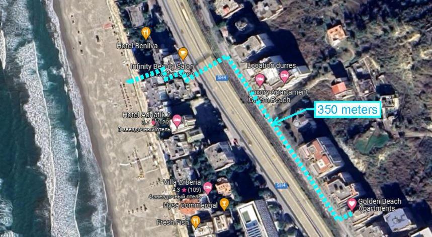 Golden Beach Apartments Δυρράχιο Εξωτερικό φωτογραφία
